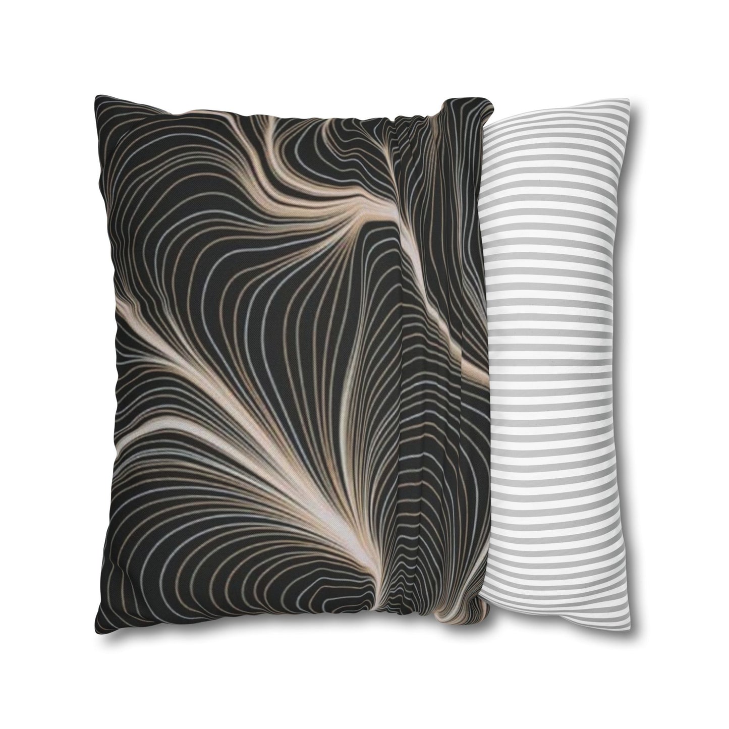 Spun Polyester Square Pillowcase