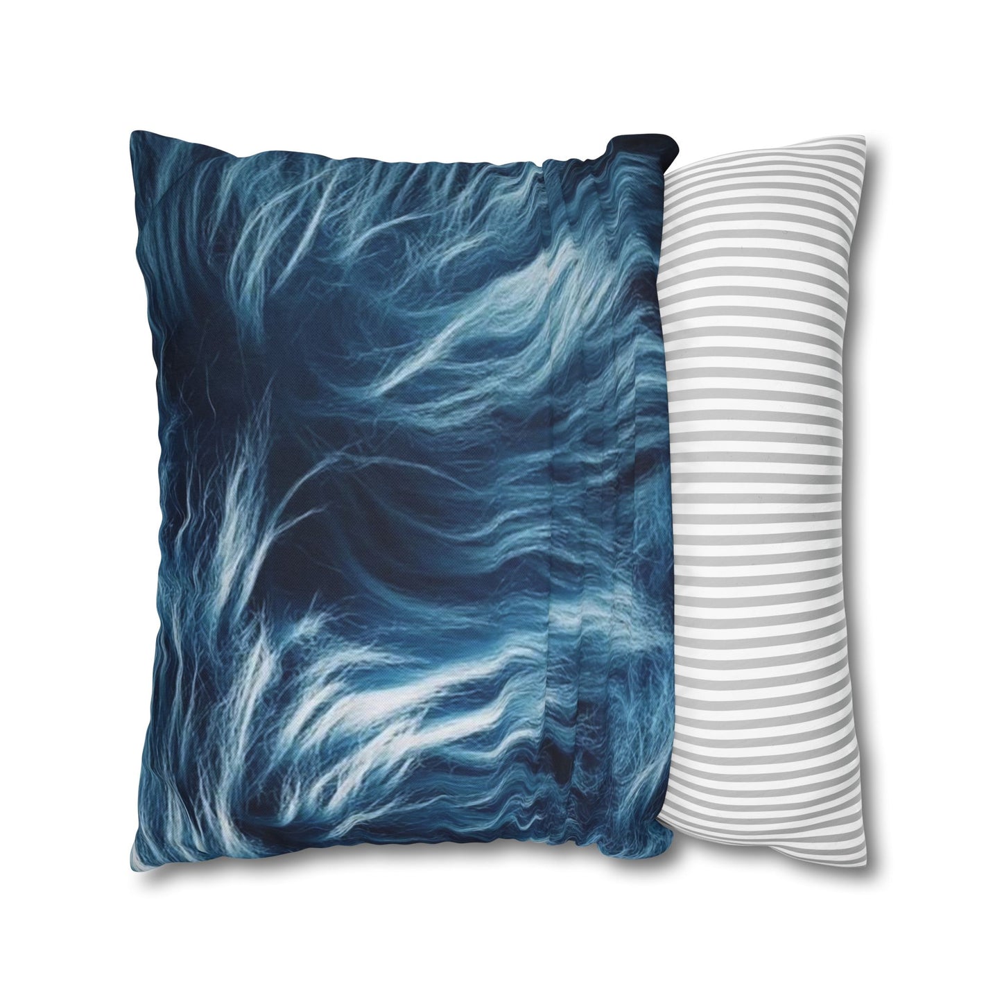 Spun Polyester Square Pillowcase
