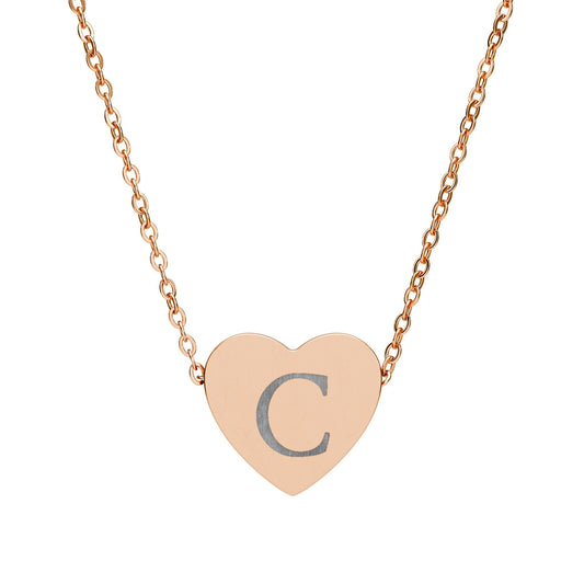 Heart Necklace (Engraving)