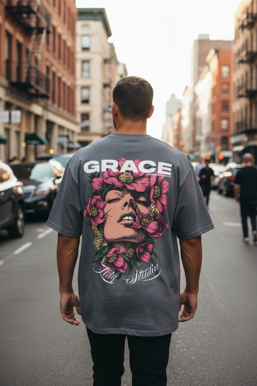 GRACE Oversized T-Shirt — The Rude