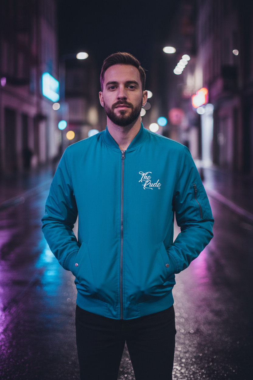 "The Rude" Varsity Bomber Jacket