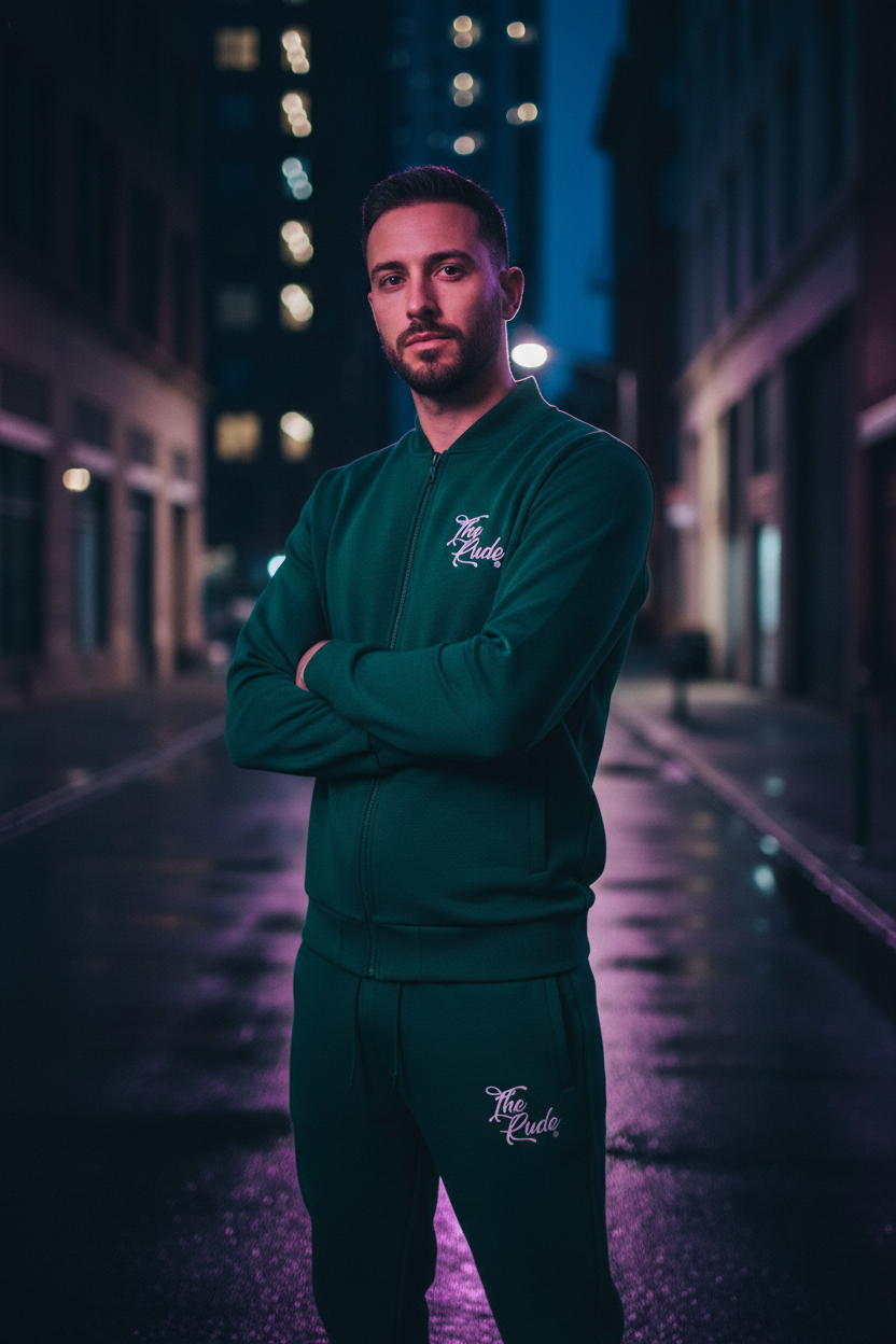 The Rude Tracksuits | Forest Green