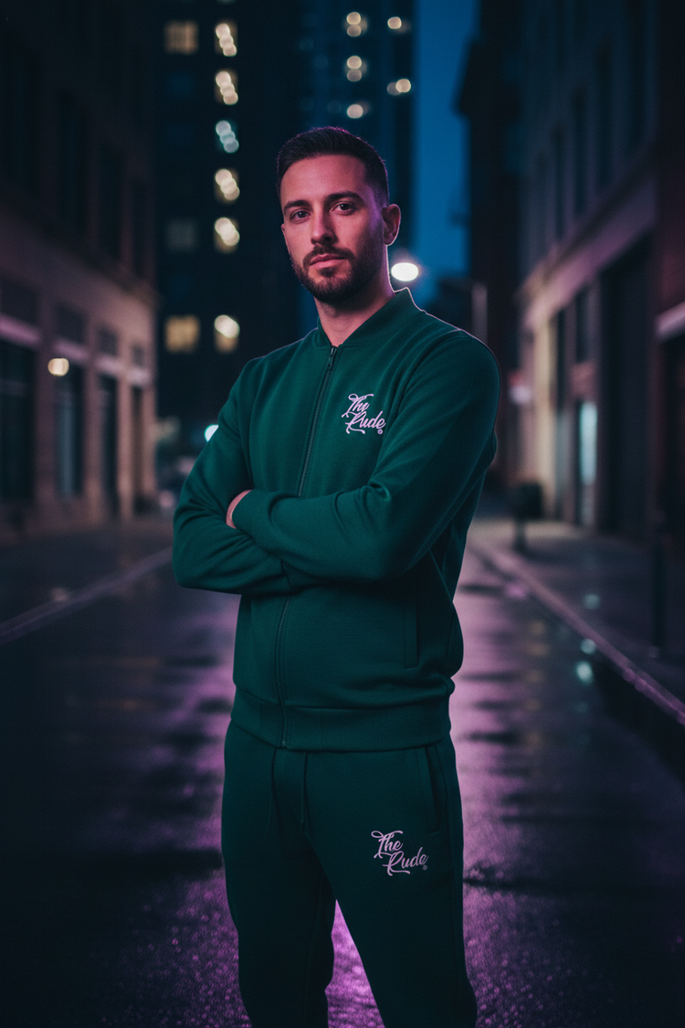 The Rude Tracksuits | Forest Green