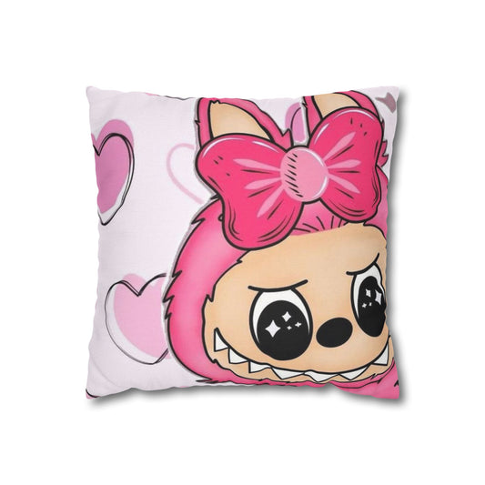 Spun Polyester Square Pillowcase