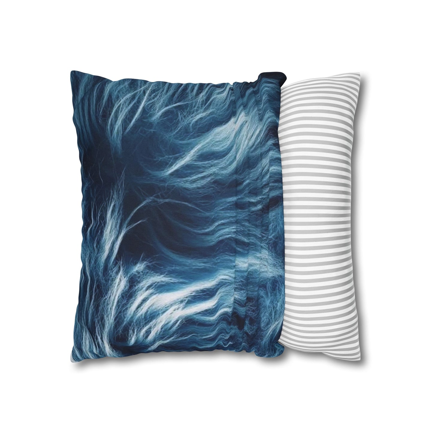 Spun Polyester Square Pillowcase