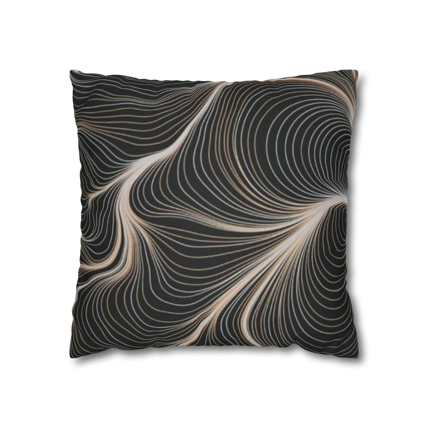 Spun Polyester Square Pillowcase