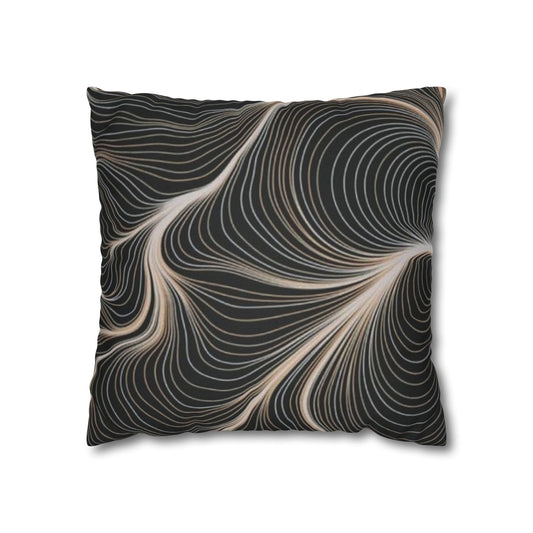 Spun Polyester Square Pillowcase