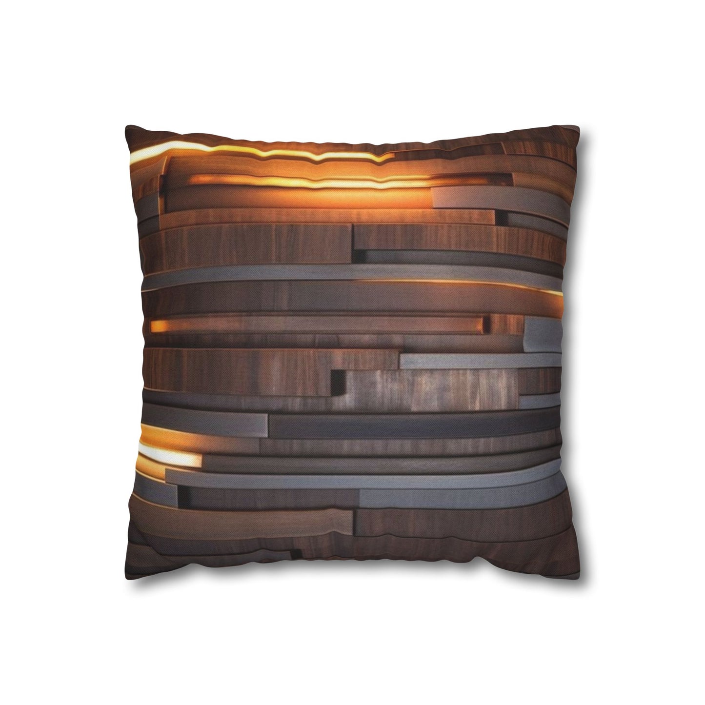 Spun Polyester Square Pillowcase