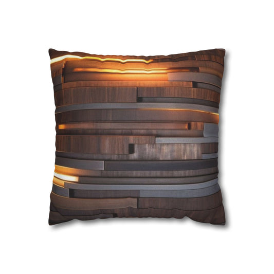 Spun Polyester Square Pillowcase