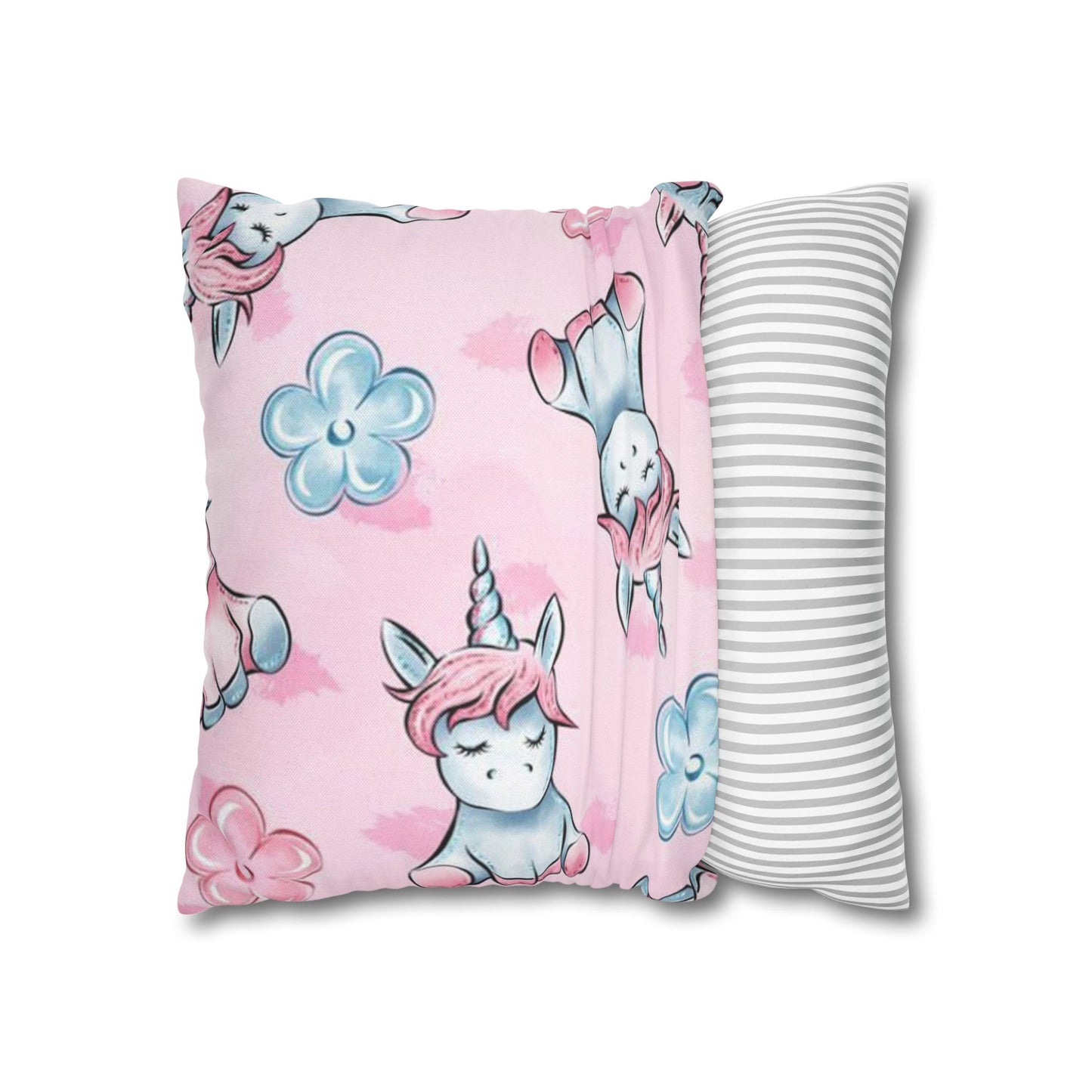 Spun Polyester Square Pillowcase