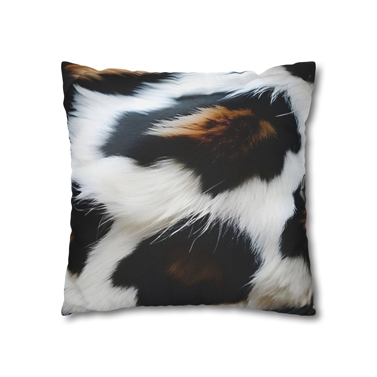 Spun Polyester Square Pillowcase