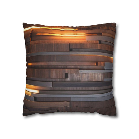 Spun Polyester Square Pillowcase