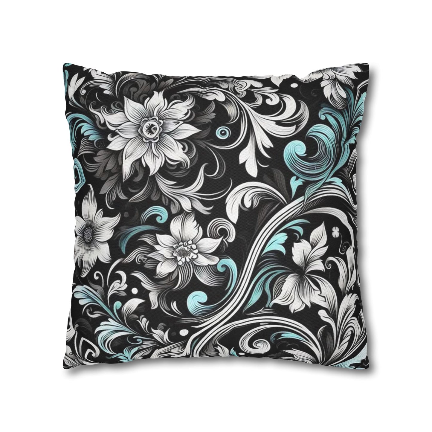 Spun Polyester Square Pillowcase