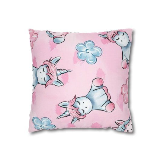 Spun Polyester Square Pillowcase