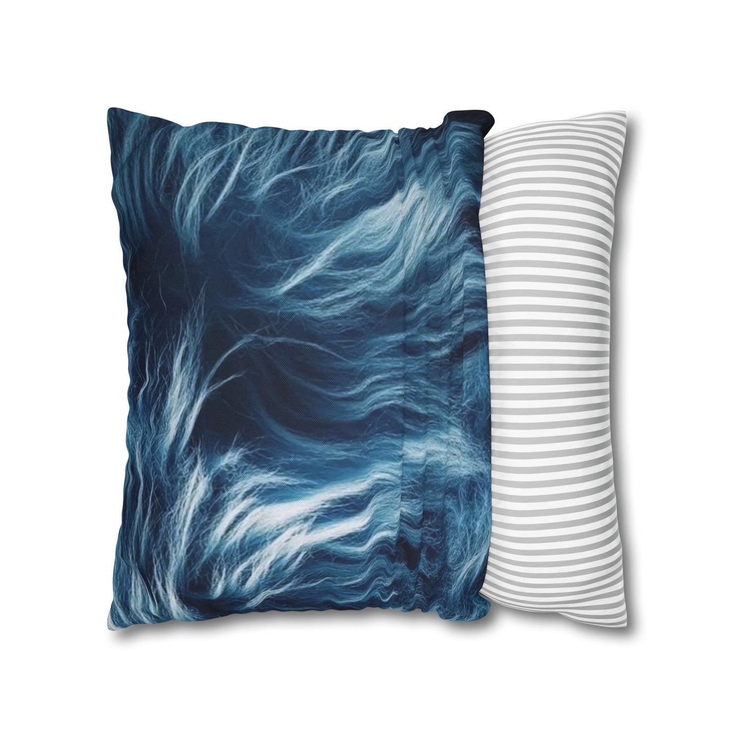 Spun Polyester Square Pillowcase