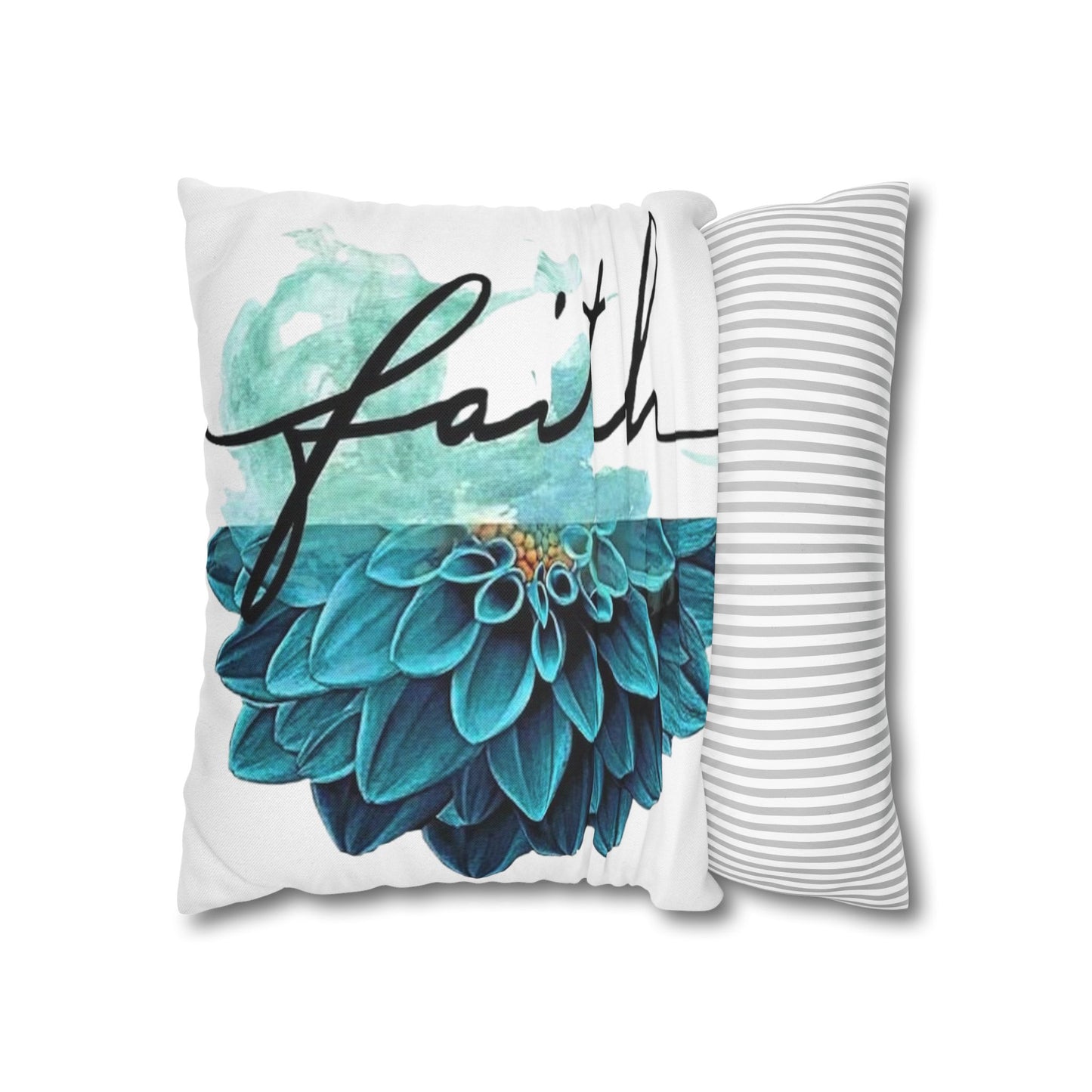 Spun Polyester Square Pillowcase