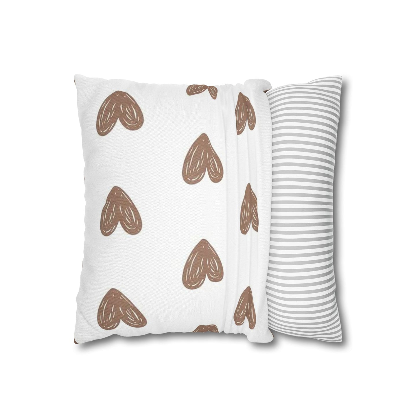 Spun Polyester Square Pillowcase