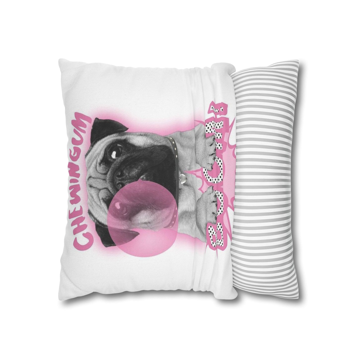 Spun Polyester Square Pillowcase