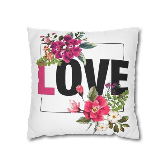 Spun Polyester Square Pillowcase