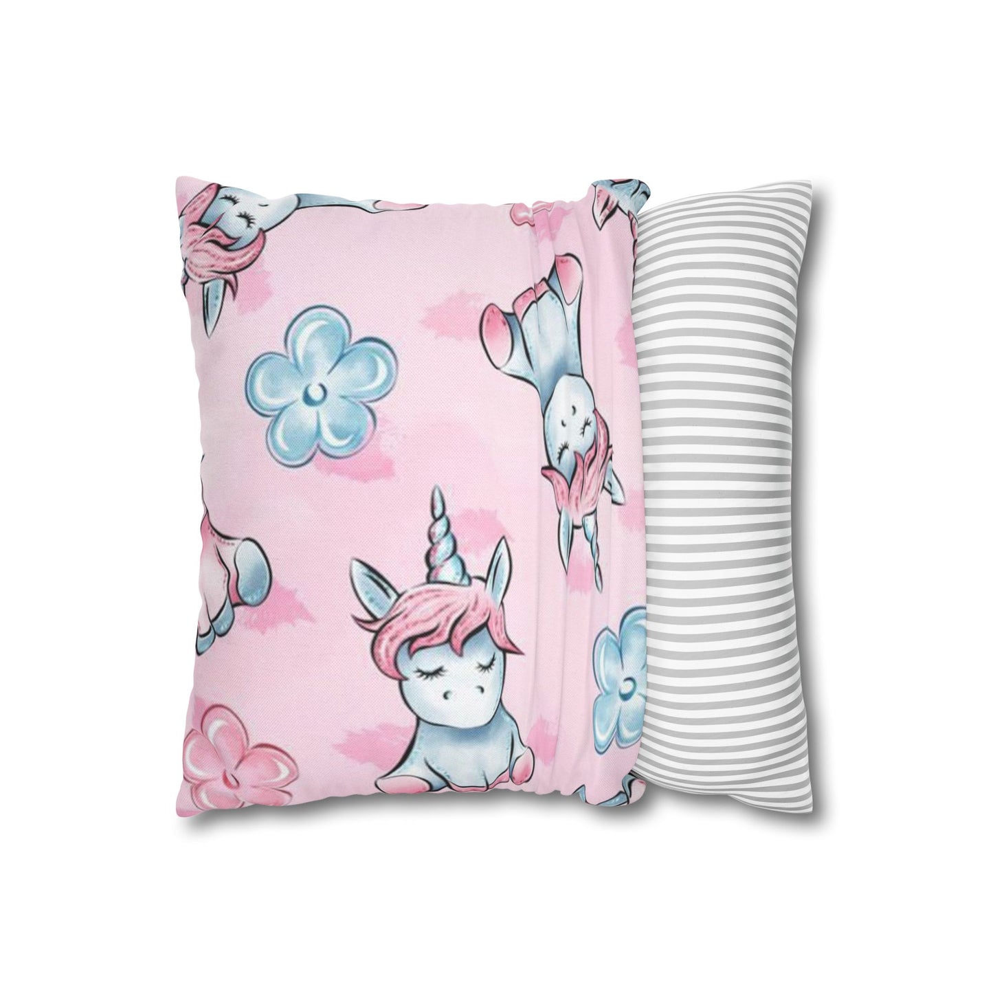 Spun Polyester Square Pillowcase