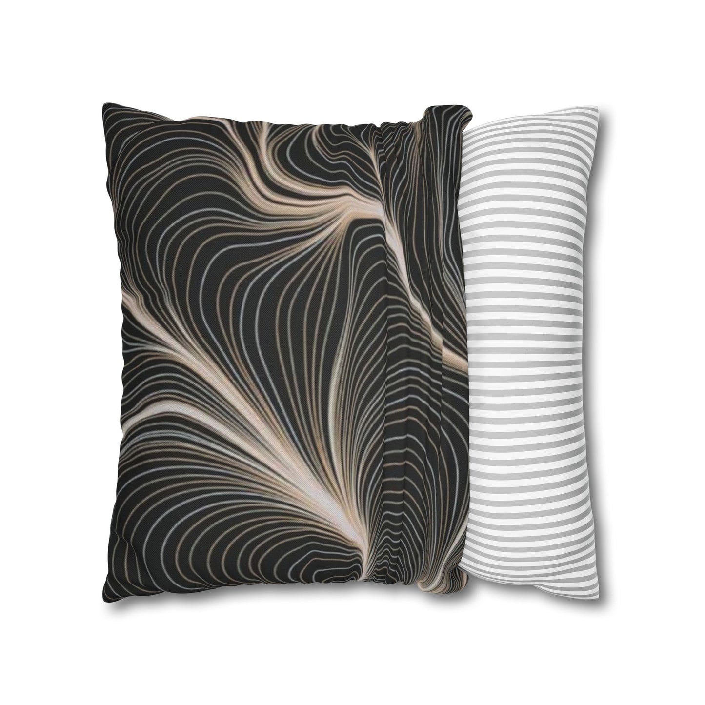 Spun Polyester Square Pillowcase