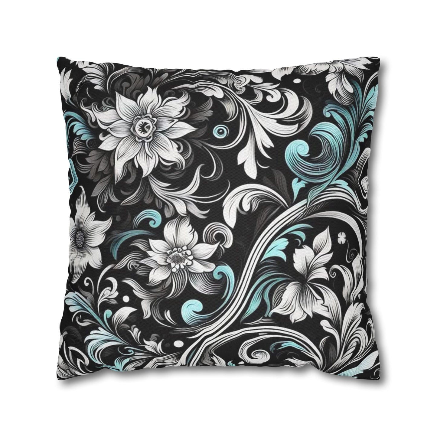 Spun Polyester Square Pillowcase