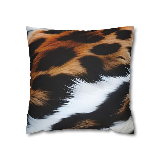 Spun Polyester Square Pillowcase