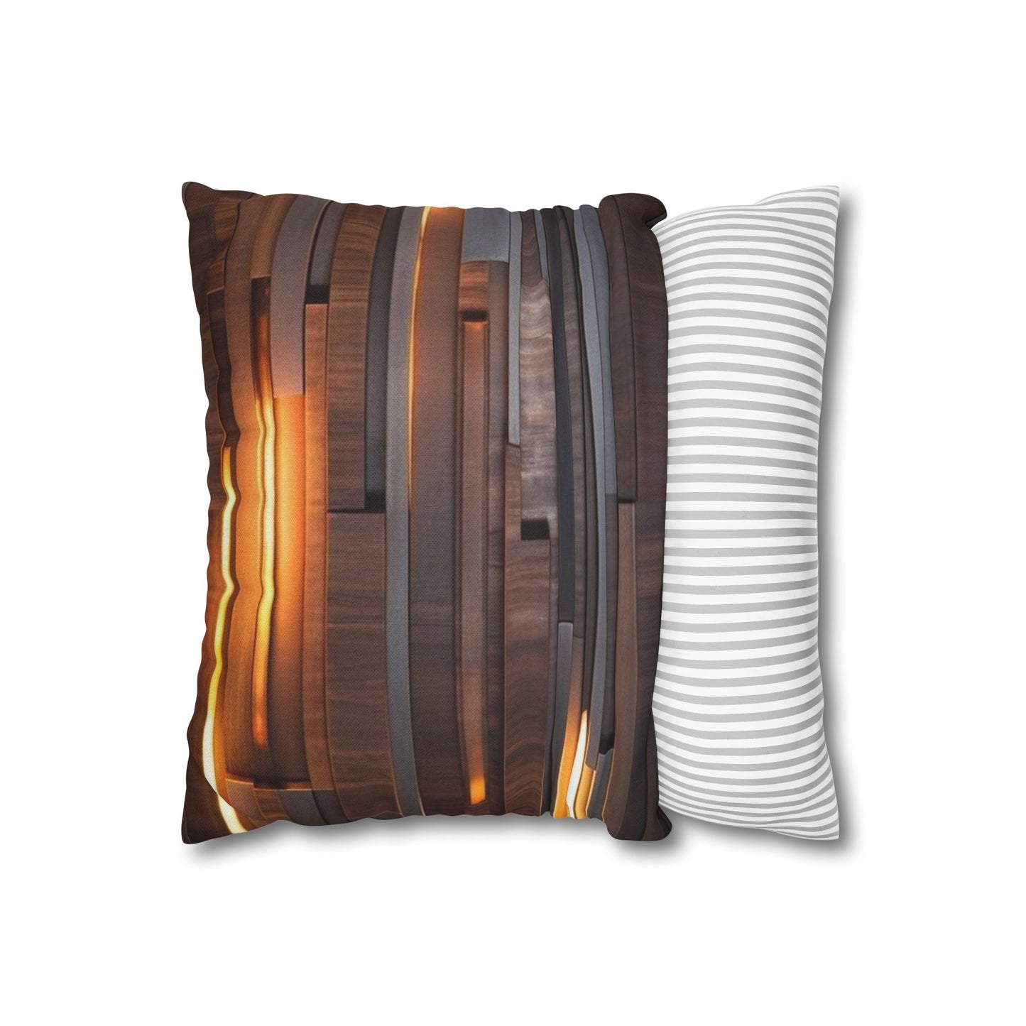 Spun Polyester Square Pillowcase