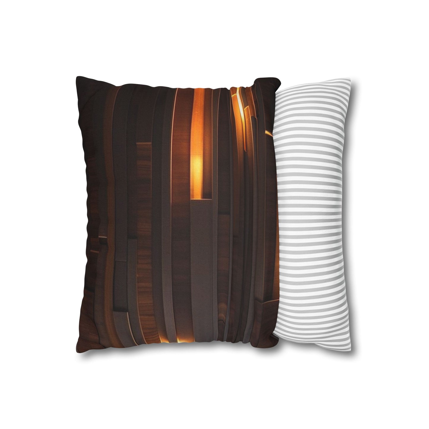 Spun Polyester Square Pillowcase