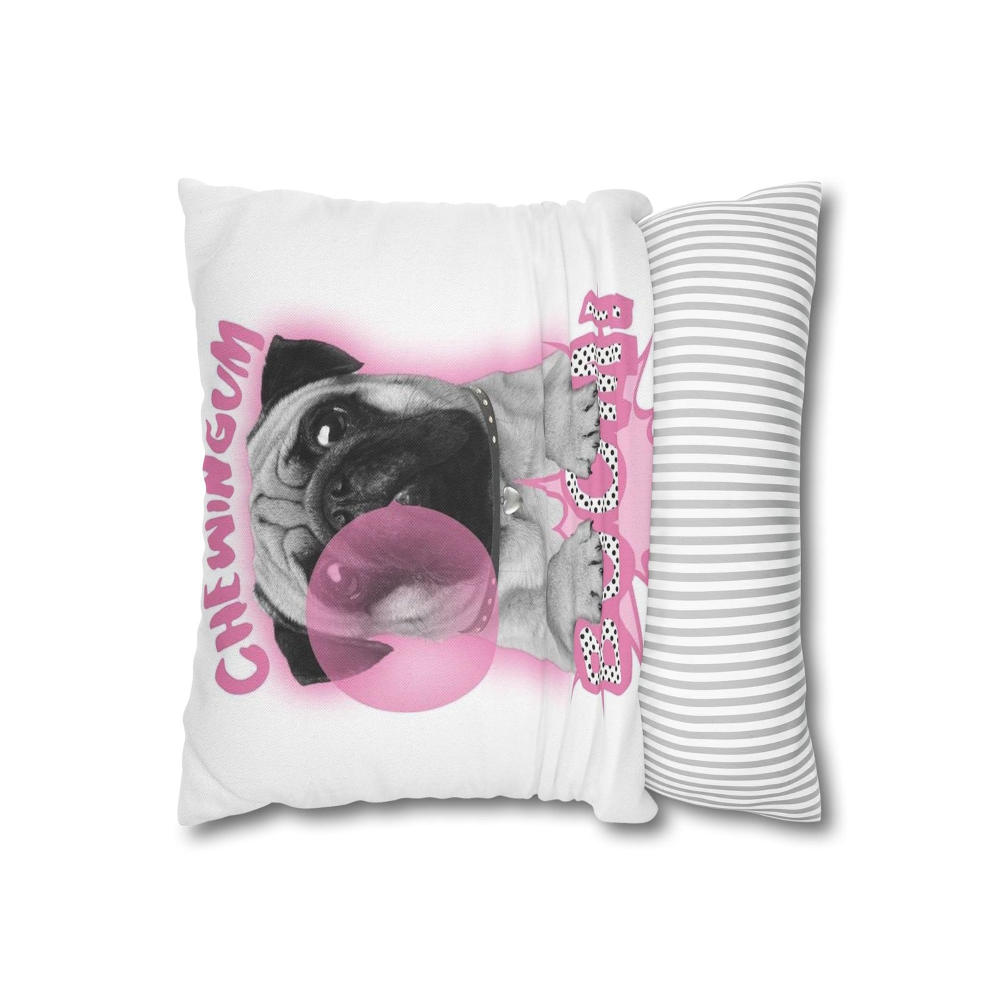 Spun Polyester Square Pillowcase