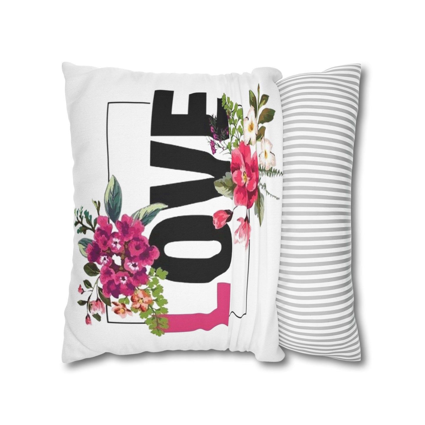 Spun Polyester Square Pillowcase