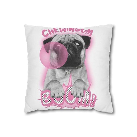 Spun Polyester Square Pillowcase