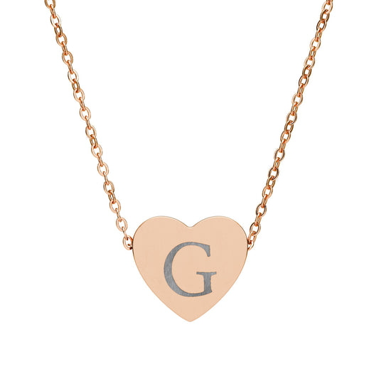 Heart Necklace (Engraving)