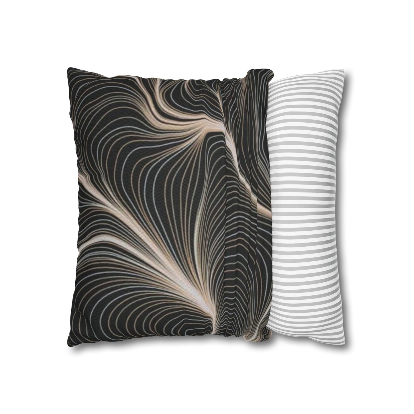 Spun Polyester Square Pillowcase