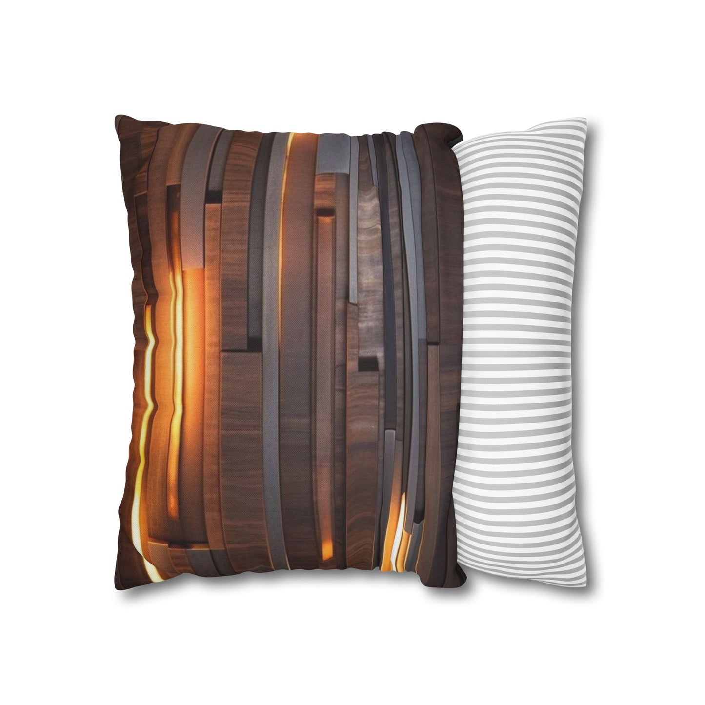 Spun Polyester Square Pillowcase