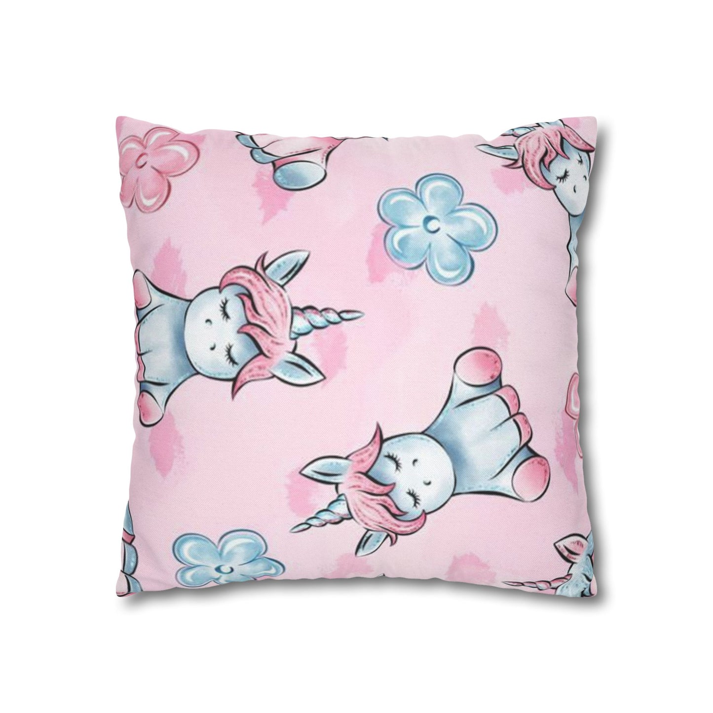 Spun Polyester Square Pillowcase