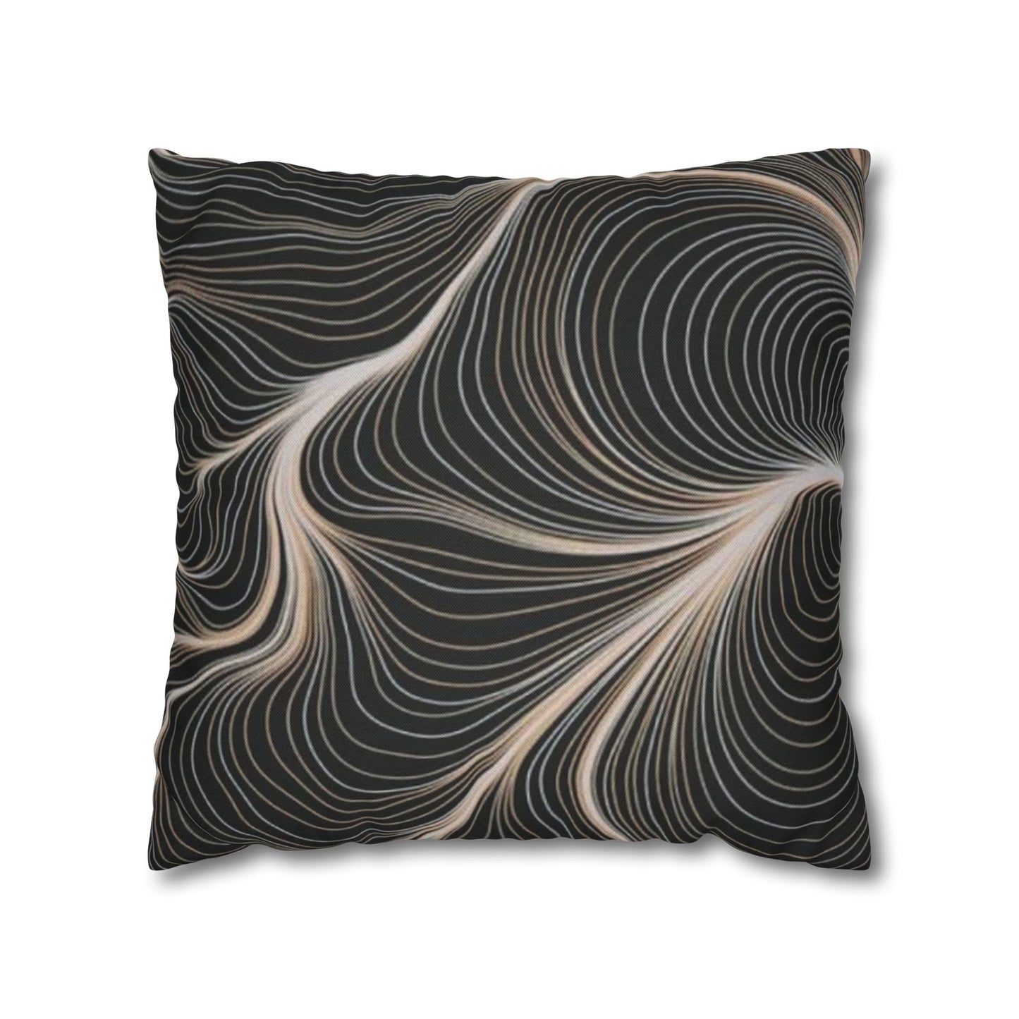 Spun Polyester Square Pillowcase