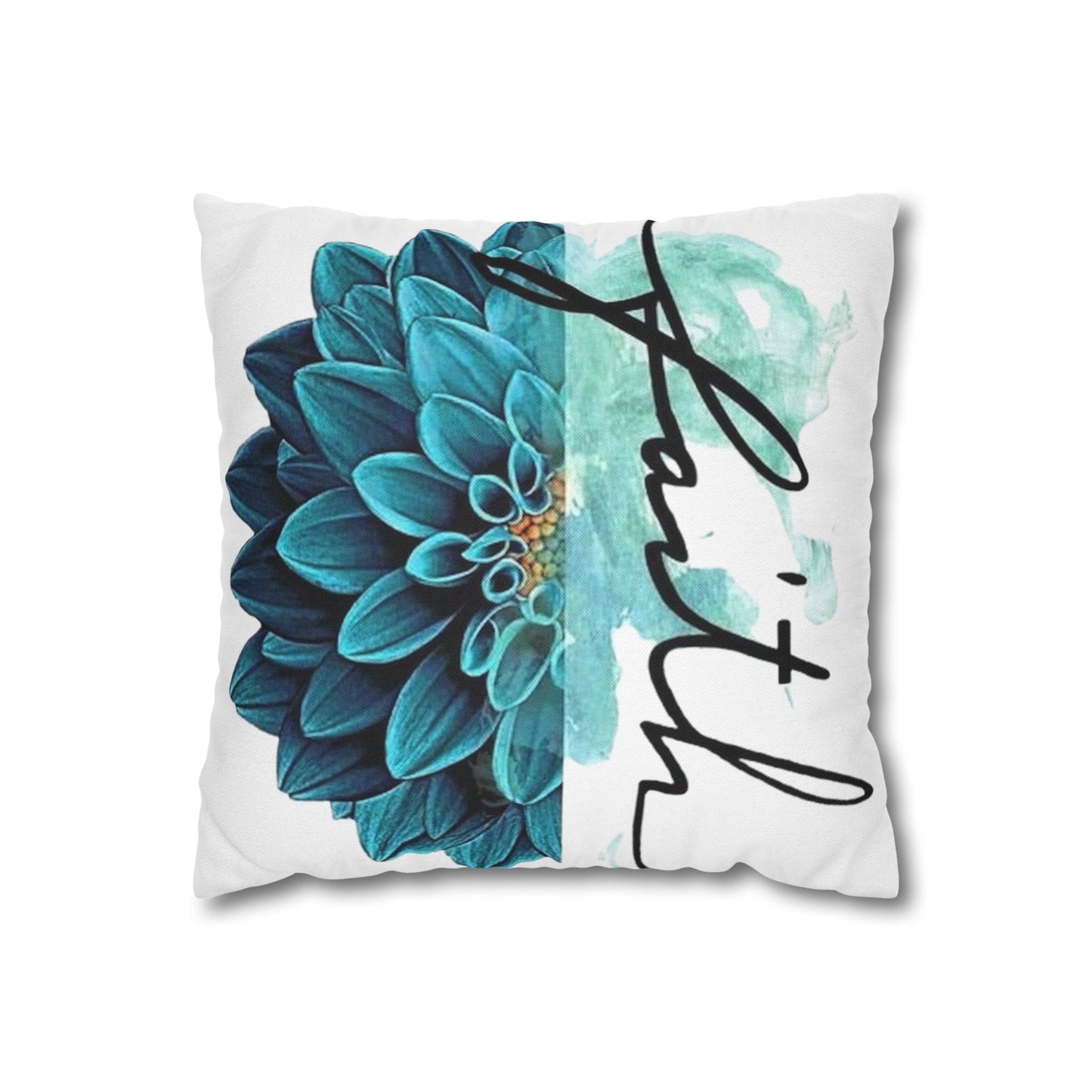 Spun Polyester Square Pillowcase