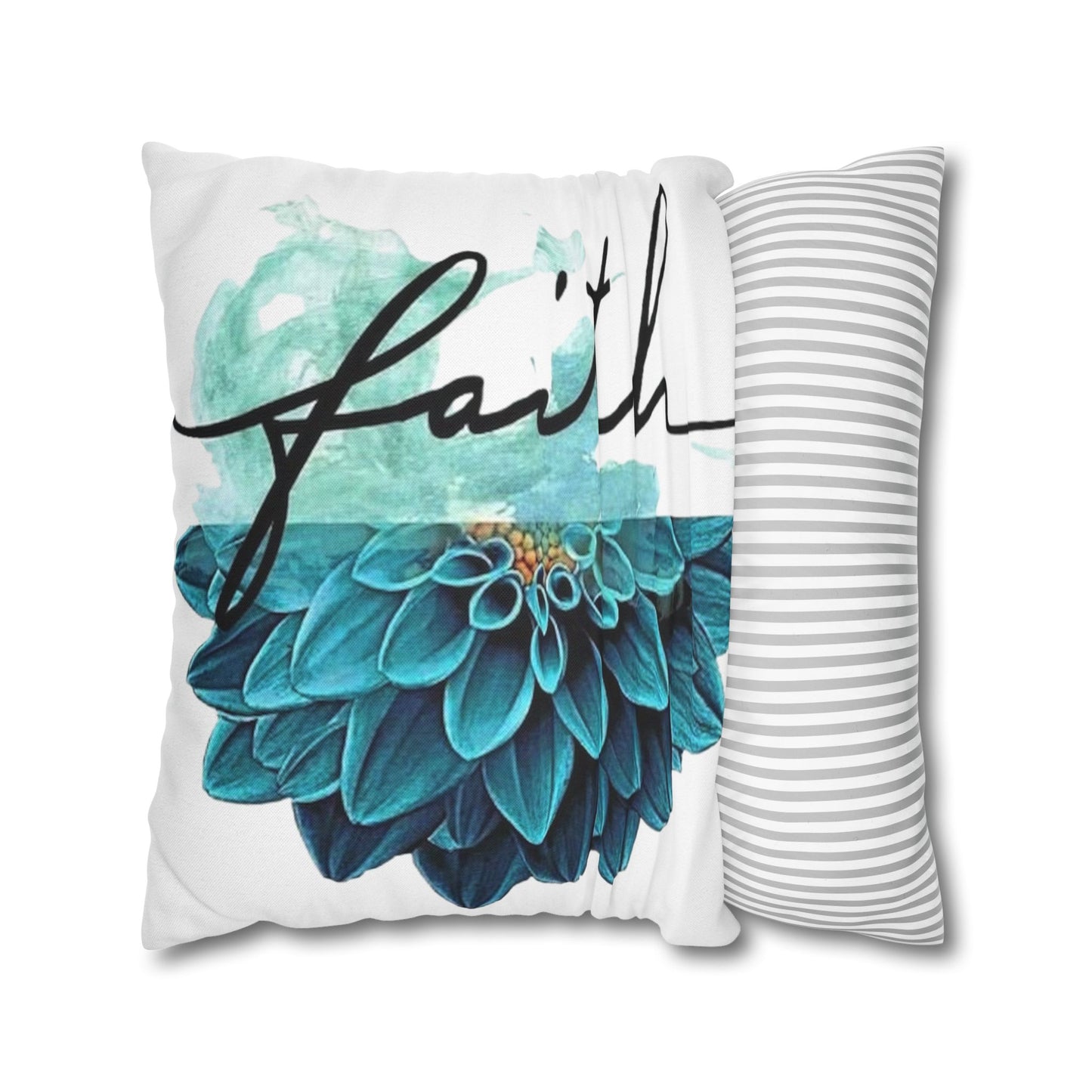 Spun Polyester Square Pillowcase