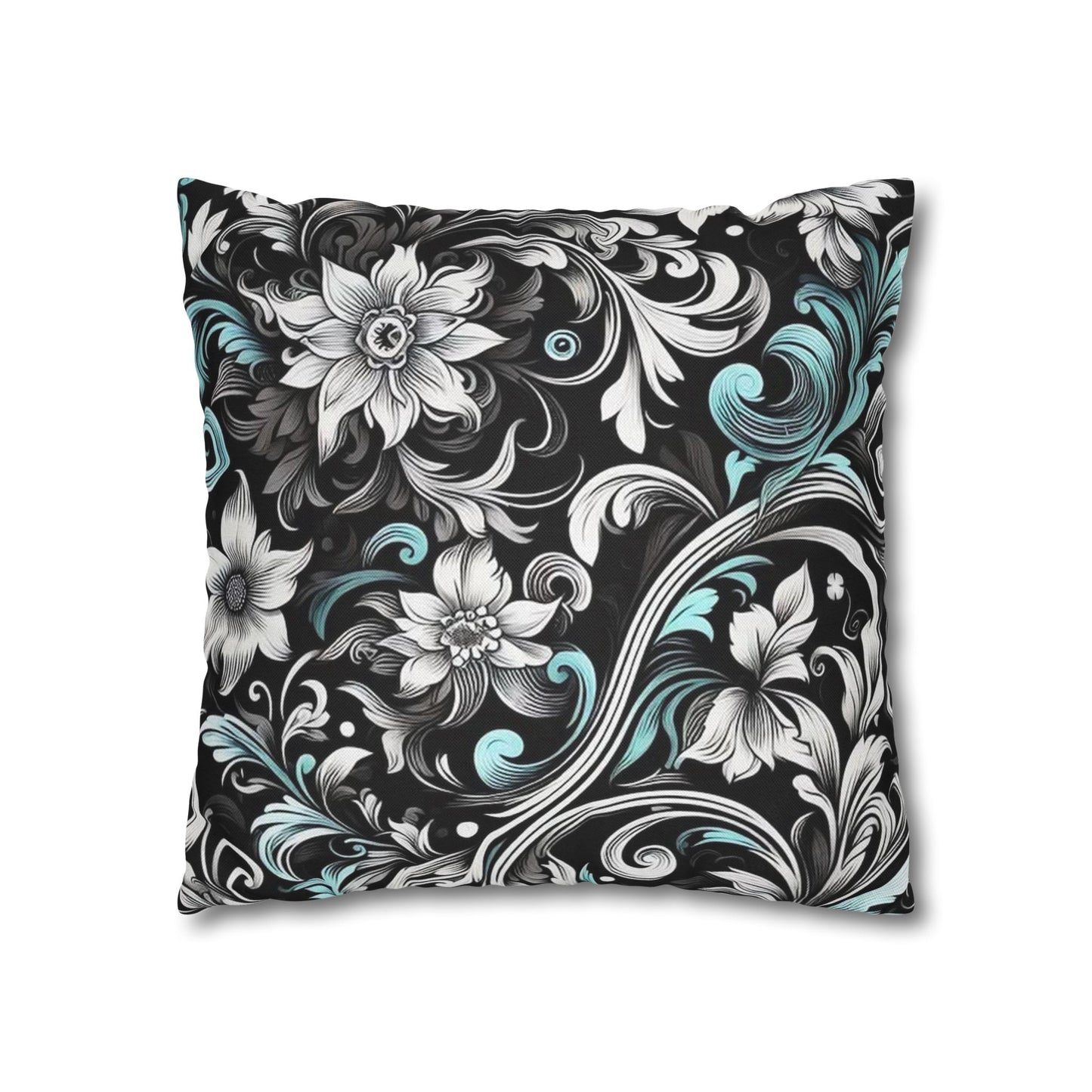 Spun Polyester Square Pillowcase