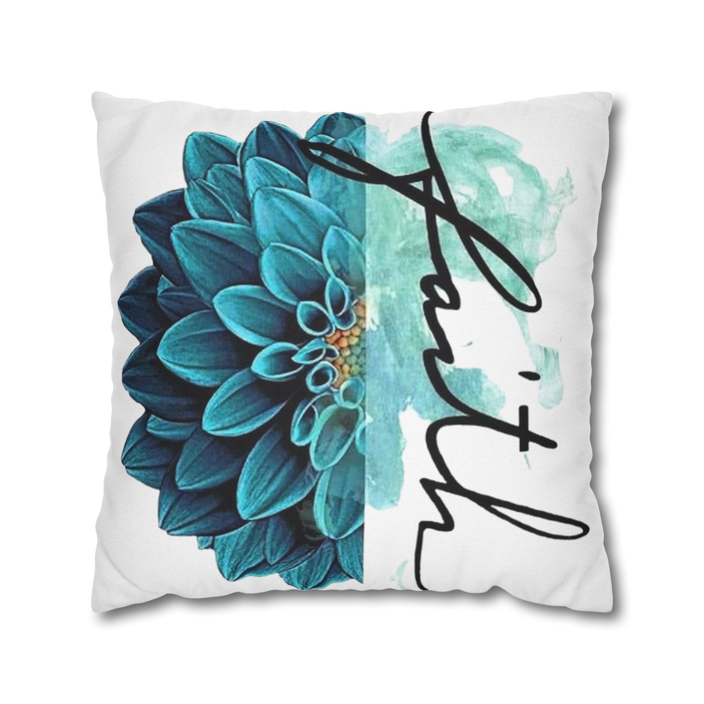 Spun Polyester Square Pillowcase