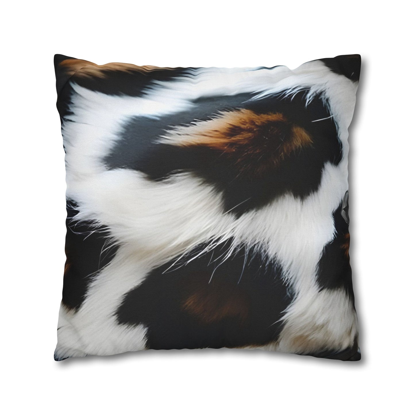 Spun Polyester Square Pillowcase