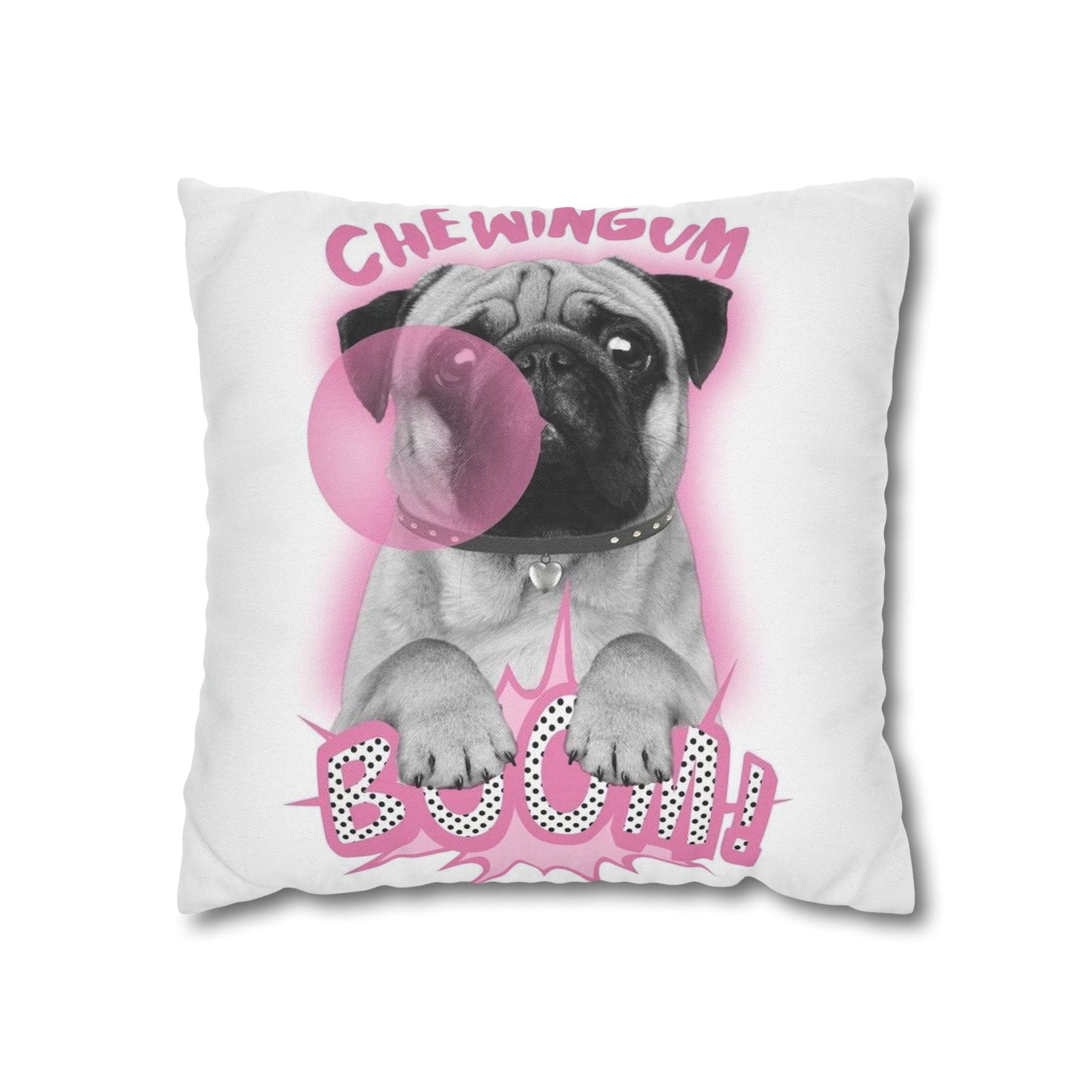 Spun Polyester Square Pillowcase