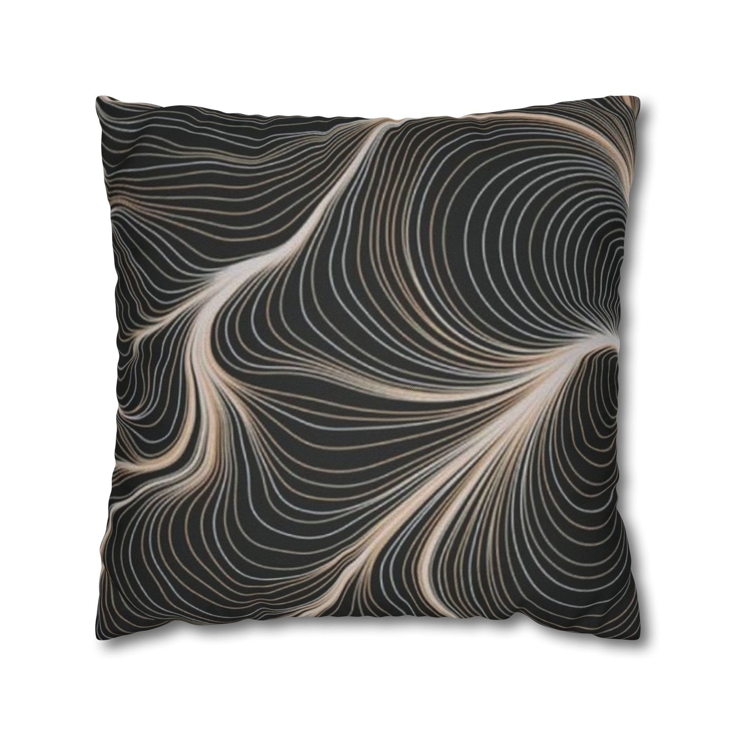 Spun Polyester Square Pillowcase