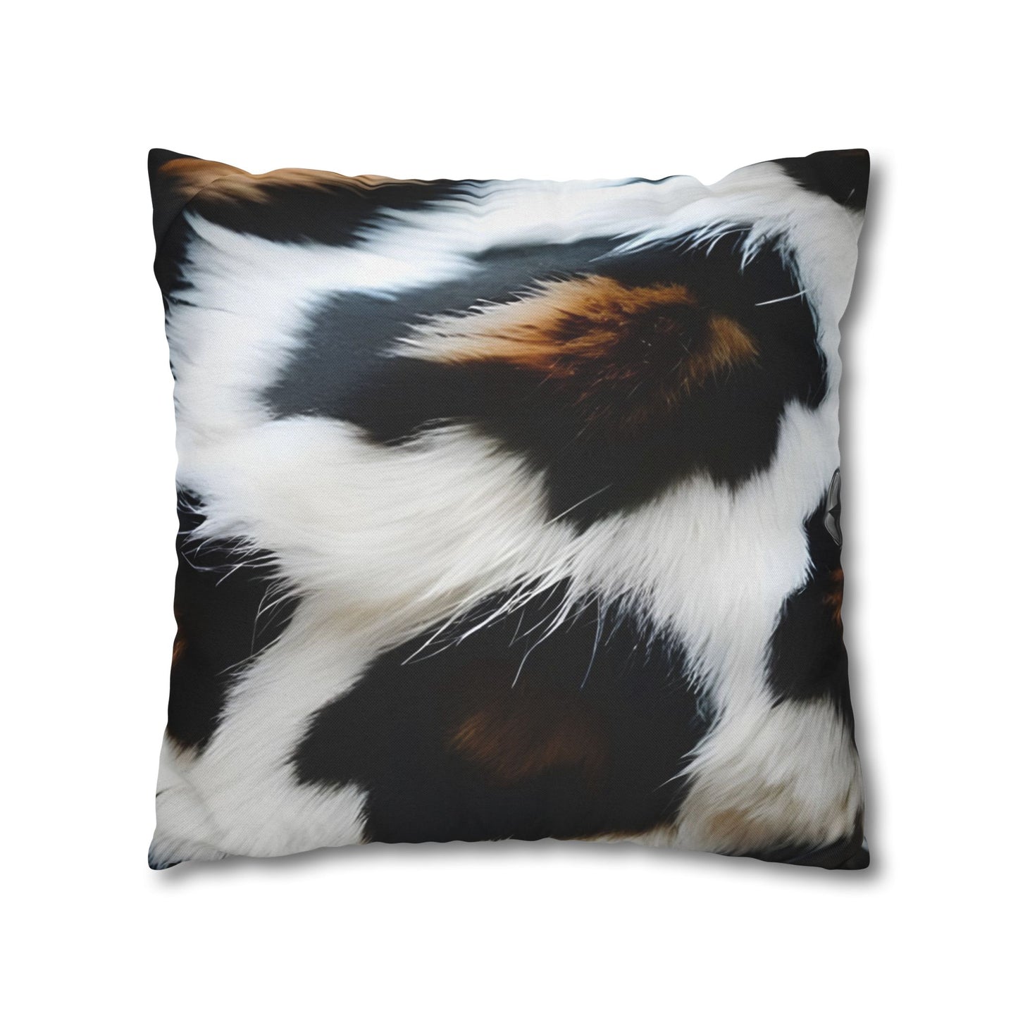 Spun Polyester Square Pillowcase