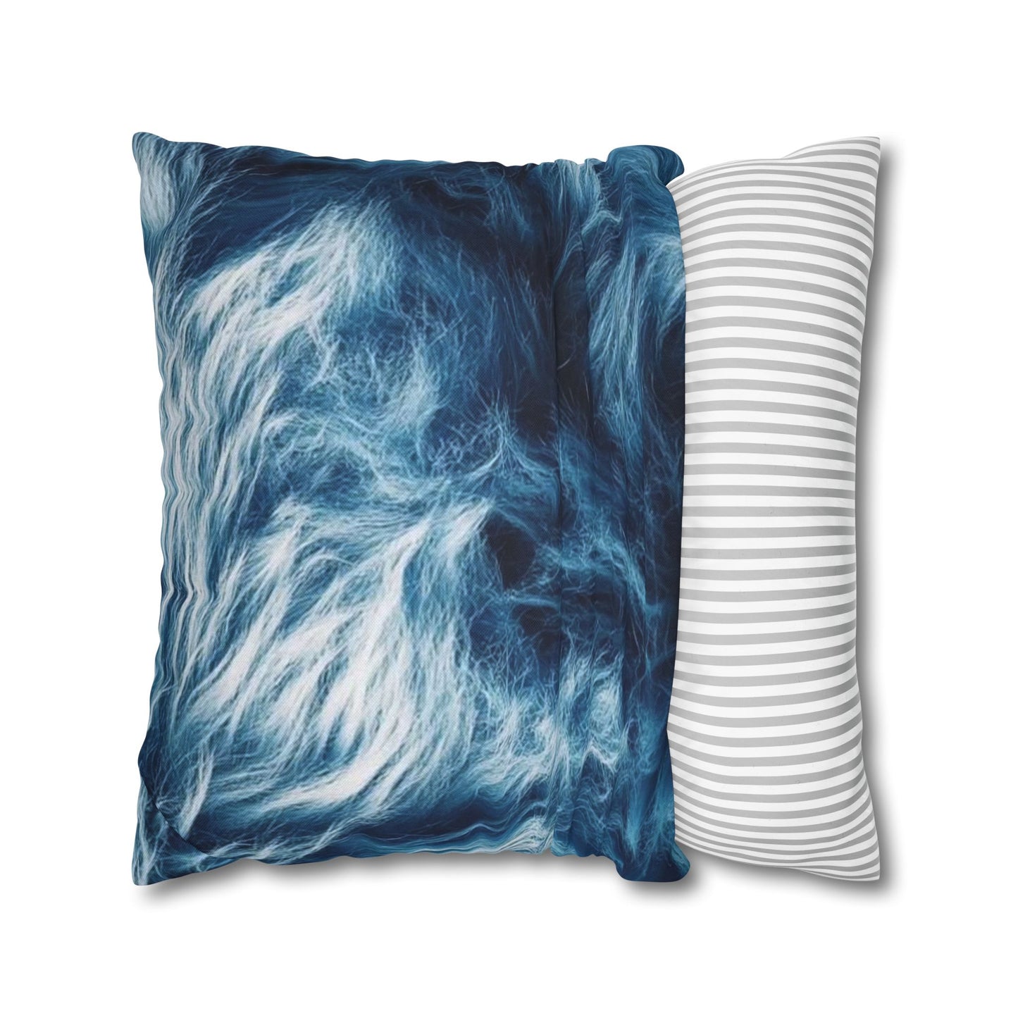 Spun Polyester Square Pillowcase