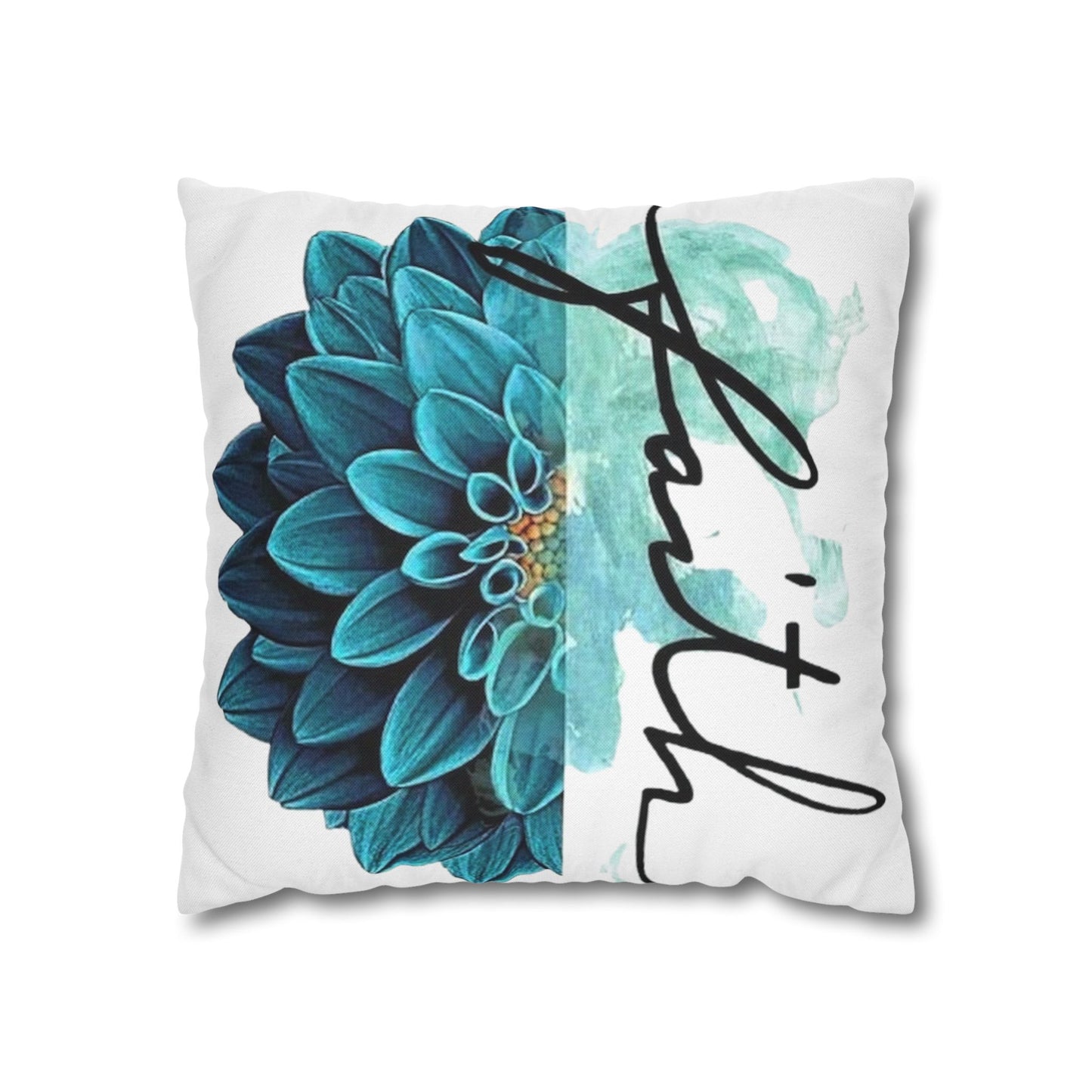 Spun Polyester Square Pillowcase