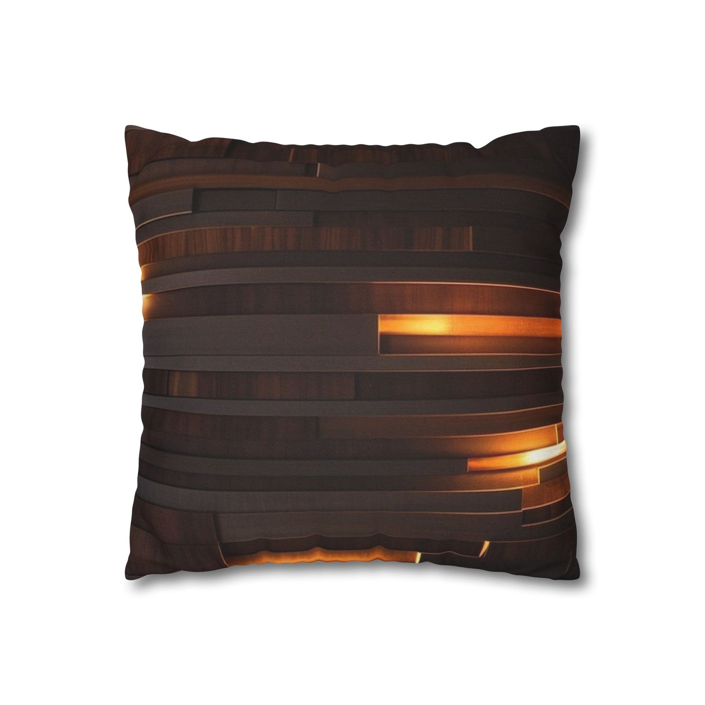 Spun Polyester Square Pillowcase