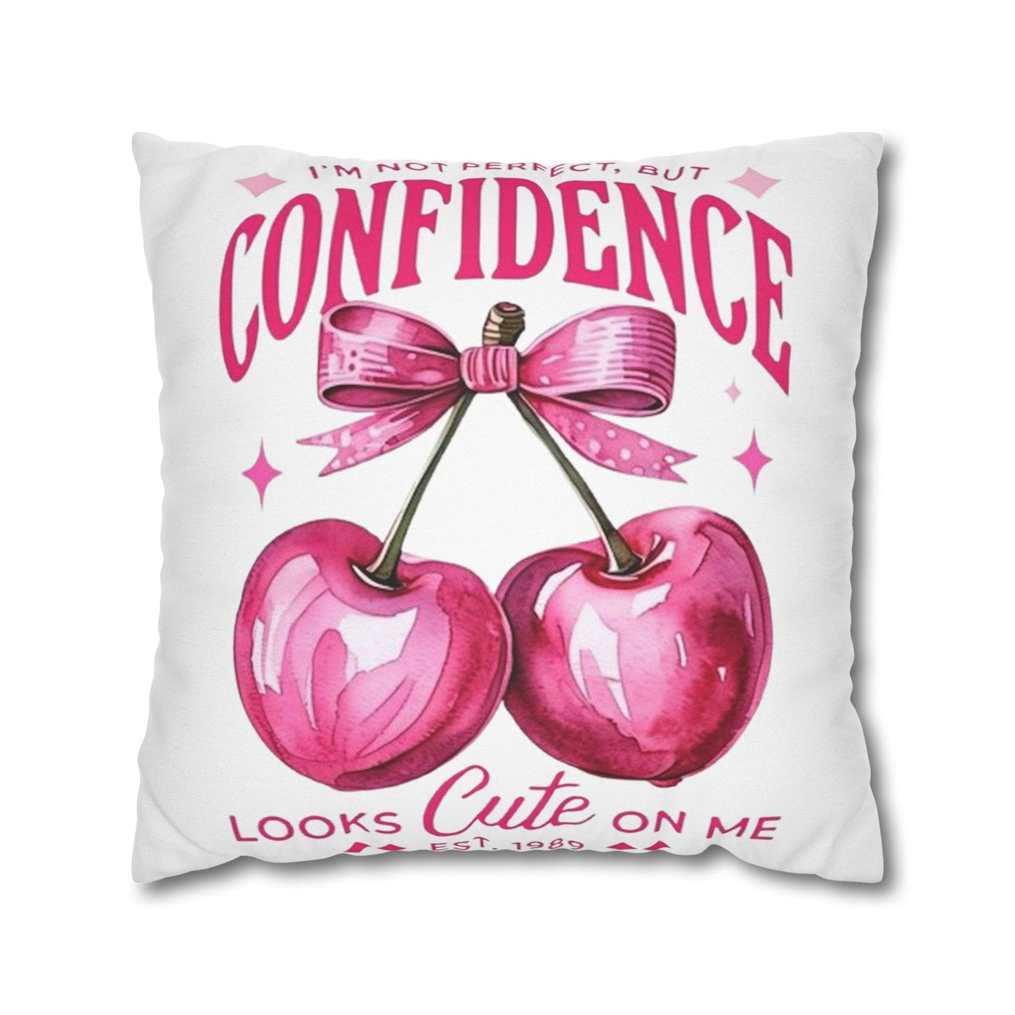 Spun Polyester Square Pillowcase