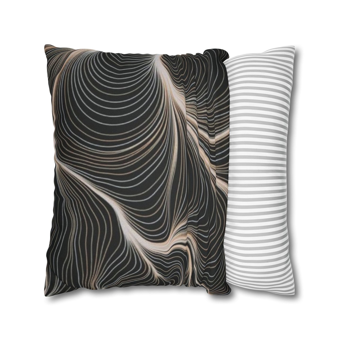 Spun Polyester Square Pillowcase